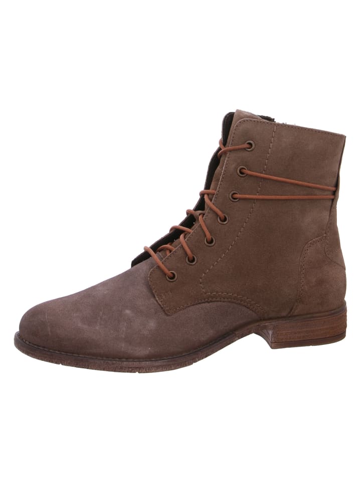 Schnürstiefelette Sienna 70 in Braun