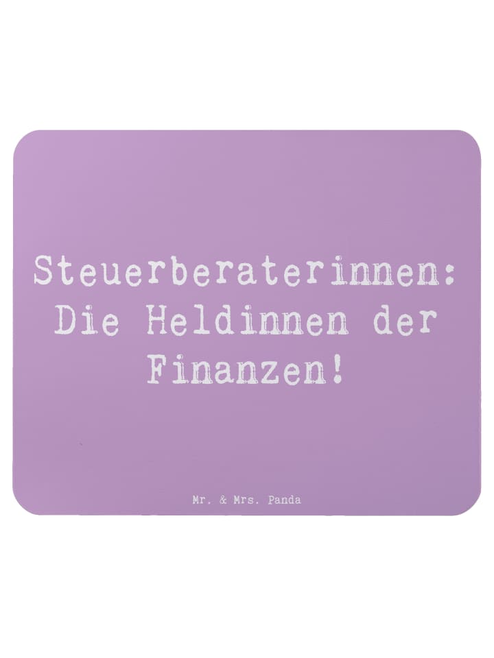 Mauspad Spruch Steuerberaterin Heldin mit Spruch in Lavendeltraum