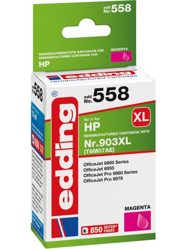 Druckerpatrone für HP No. 903XL (T6M07AE)magenta