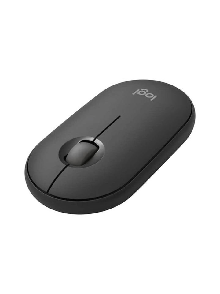 Beidhändige Wireless + Bluetooth Maus - M350s 3 Tasten Maus in Schwarz