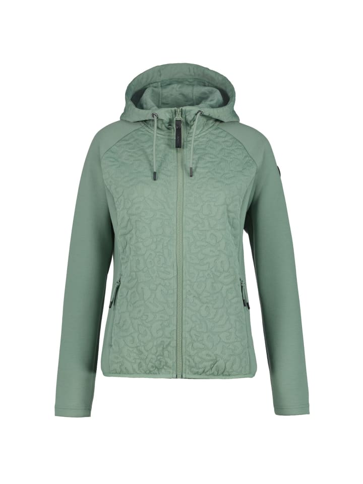 Amberg Midlayer mit Kapuze in grün