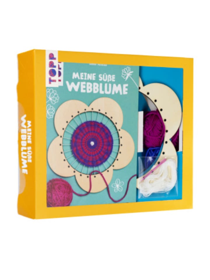Buch - Kreativ-Set Meine süße Webblume (Buch + Material)