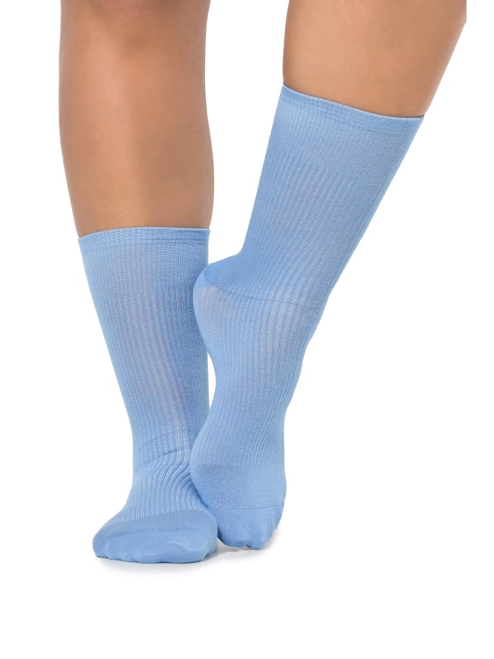 Socken in himmelblau