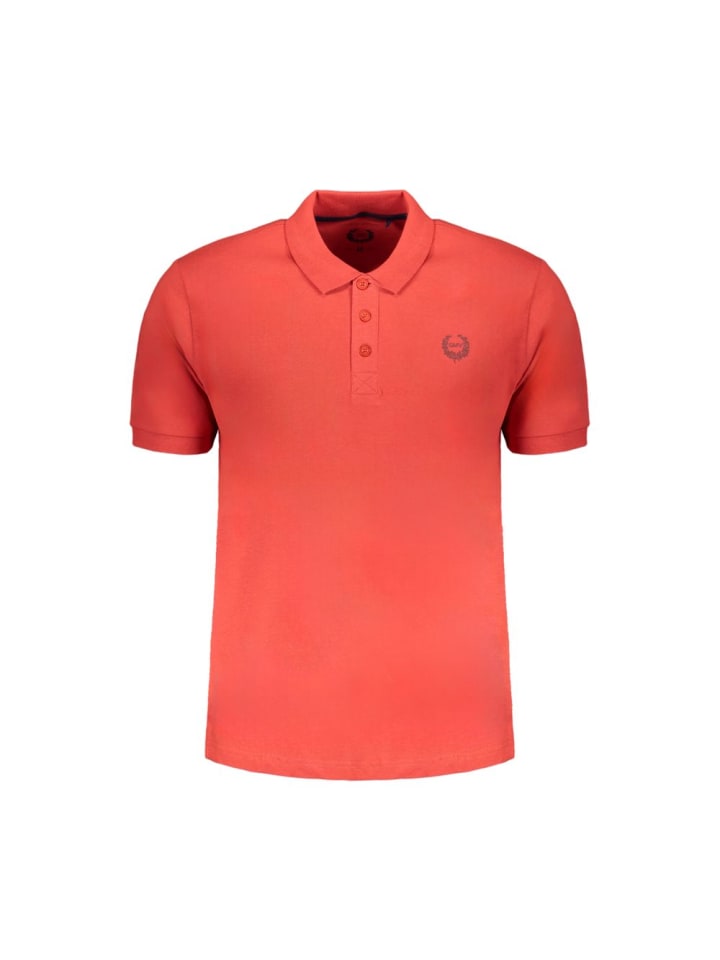 Rot Baumwolle Herren Polo Hemd