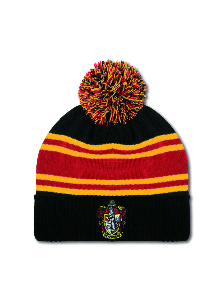 Bommelmütze Harry Potter - Gryffindor in schwarz-rot