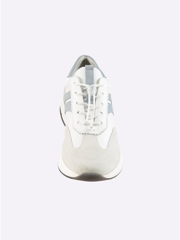 Sneaker in weiß-bleu