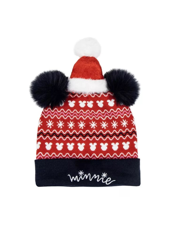 Disney Minnie Christmas Kinder Mütze Weihnachtszauber für kleine Fans