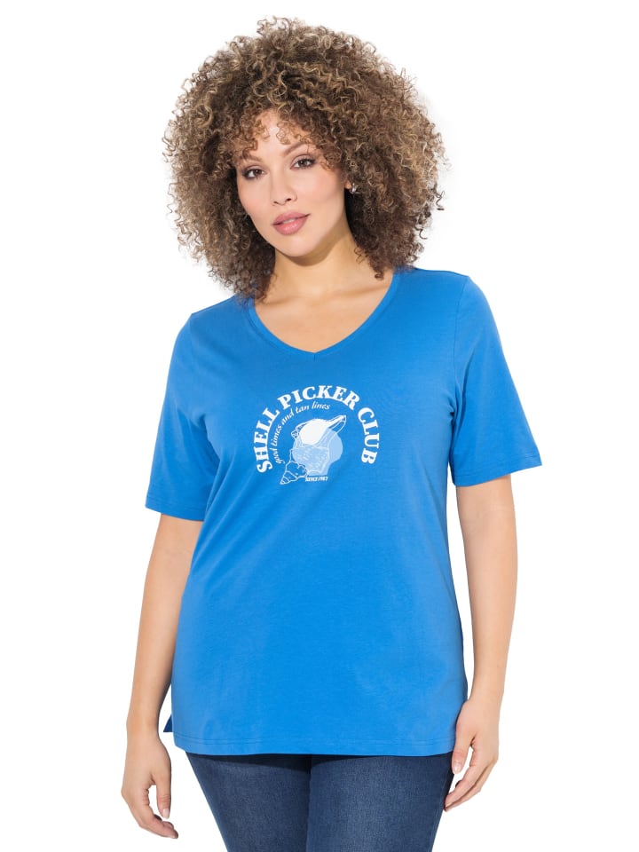 Shirt in petrolblau