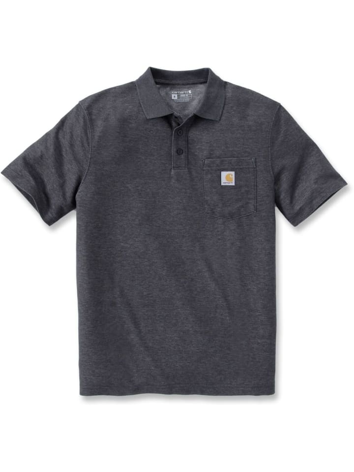 Polo "Midweight S/S 106685" in Grau