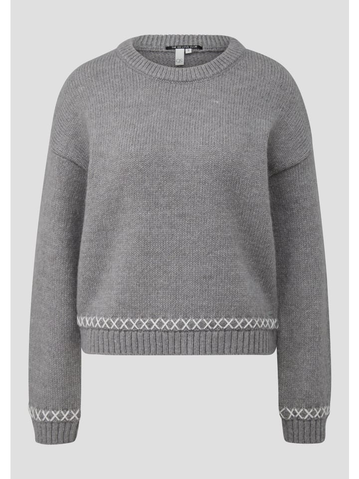 Strickpullover in 98W0_dunkelgrau