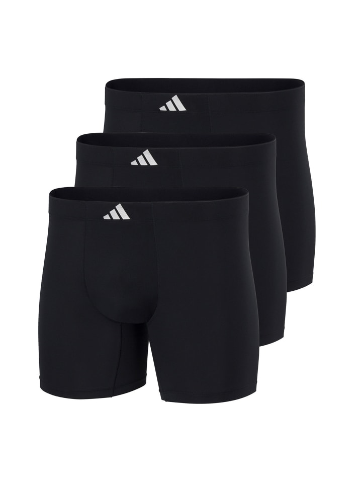 Boxershort 3er Pack in Schwarz