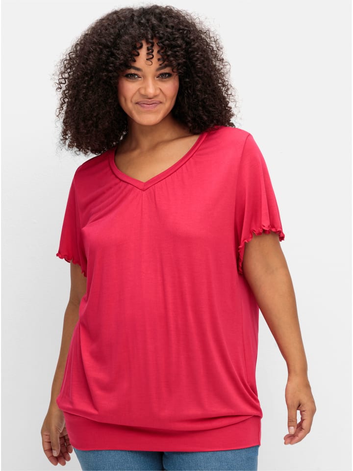 T-Shirt in sorbet pink