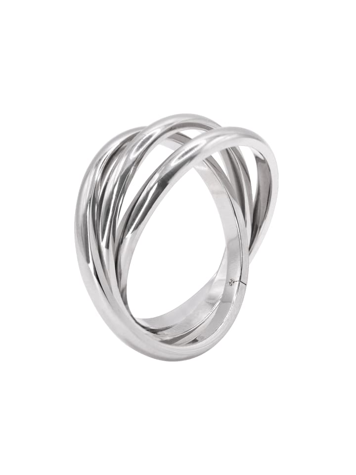Fingerring Jovin silberfarben in silberfarben poliert