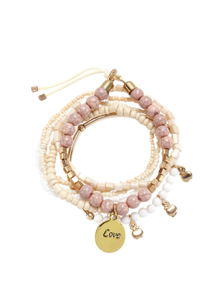 Armketten Set in rosa