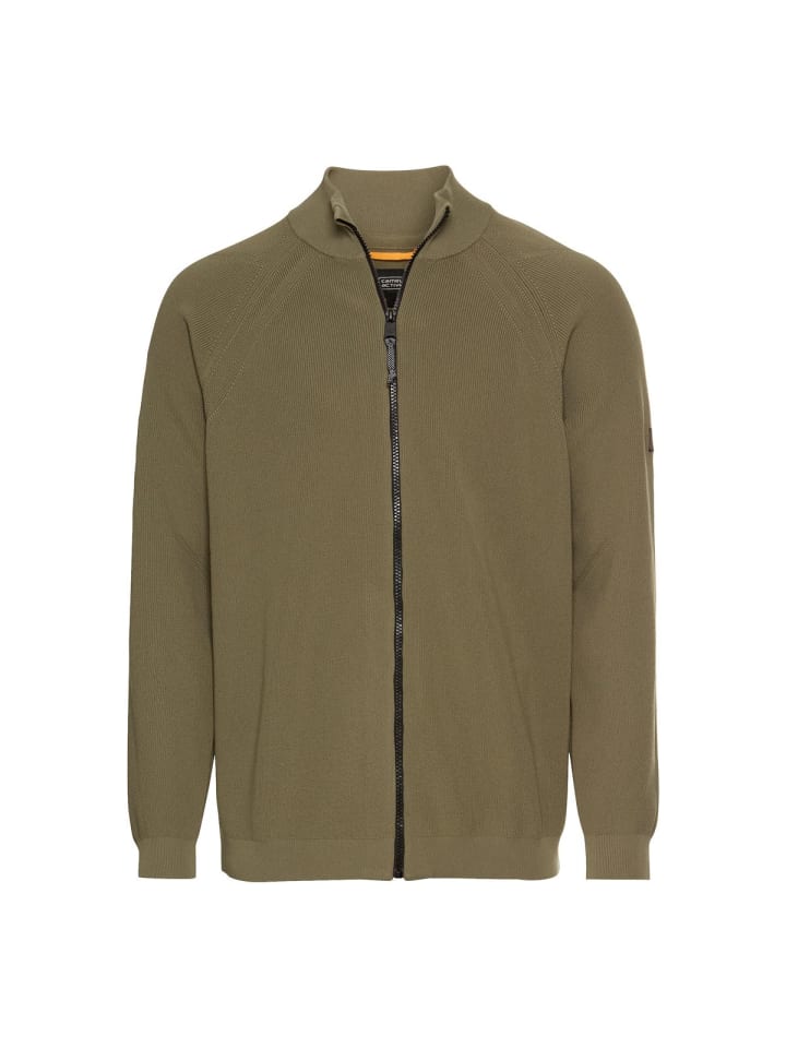 Strickjacke 409501-5K57 in dusty khaki