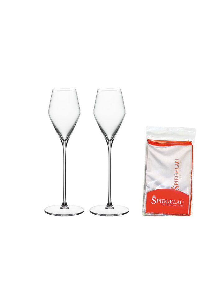 2er Set Digestifgläser + Poliertuch Definition in Transparent 130 ml
