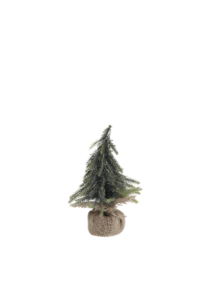 Fleur künstlicher Tannenbaum mit Glitzergold in grün