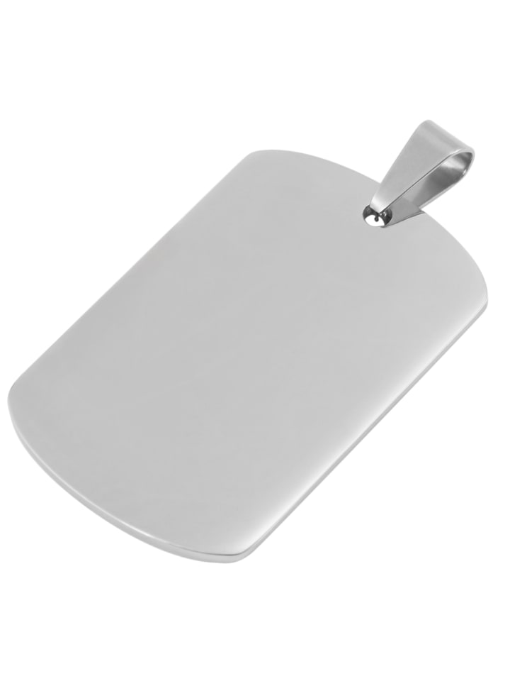 Unisex Anhänger aus Edelstahl in silber