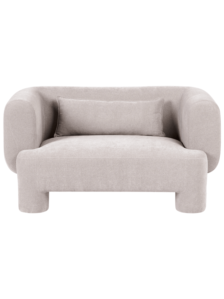 2-Sitzer Sofa HOGBO in Beige - (W) 145 x (H) 73 x (L) 93 cm