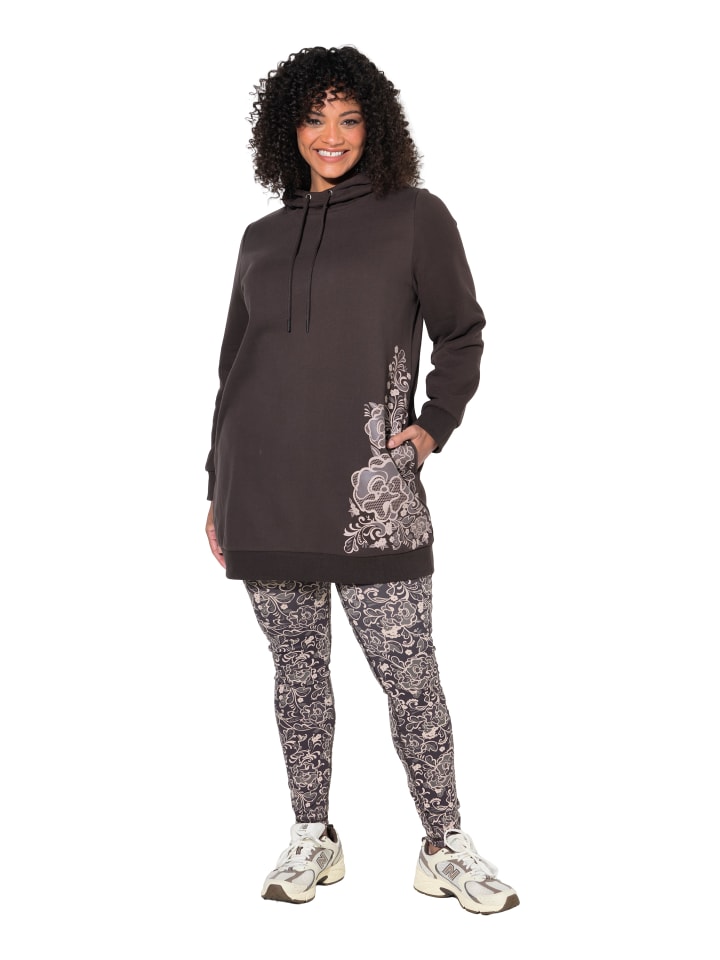 Sweatshirt in mahagoni