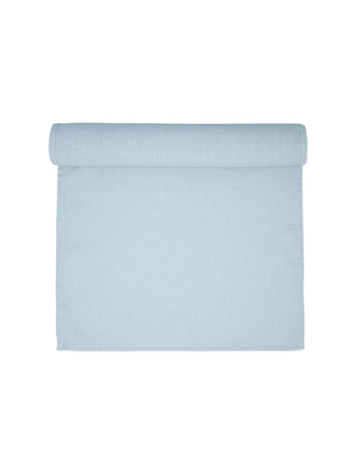 Tischläufer Leinen in pale blue