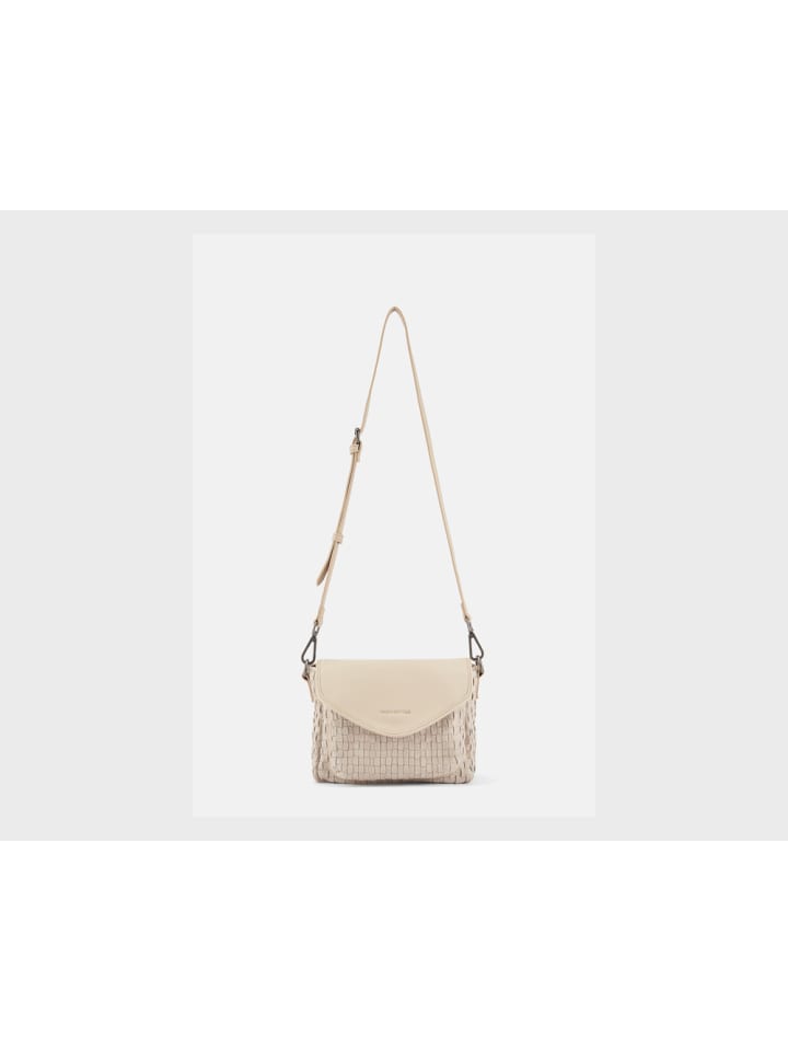Natural Flow Crossbag With Flap oat milk in beige