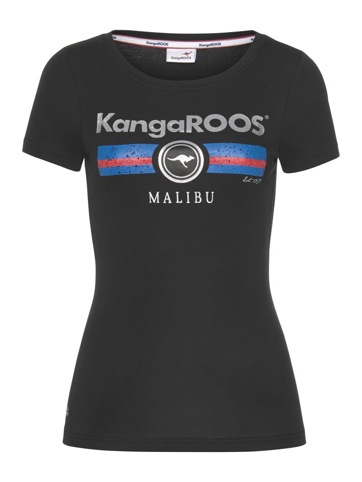 T-Shirt in schwarz