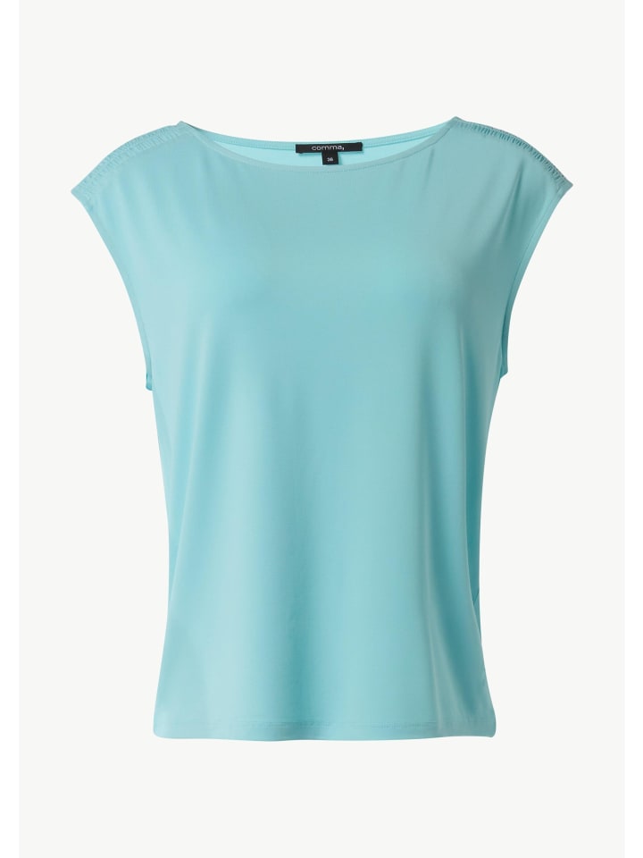 T-Shirt  in  6040_helles türkis