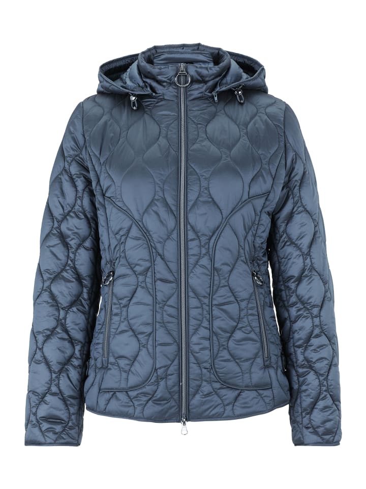 übergangsjacke Leichte Steppjacke Damen Betty Barclay Betty Barclay Damen  Steppjacke Blau Abnehmbare Kapuze