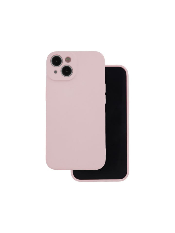 Silikonhülle mit Kameraschutz kompatibel mit iPhone 16 Pro Rose in Rose