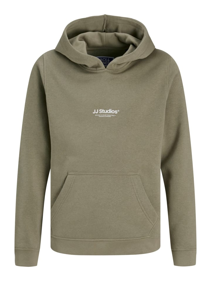 Kapuzensweatshirt JJESOHO SWEAT HOOD JNR in vetiver