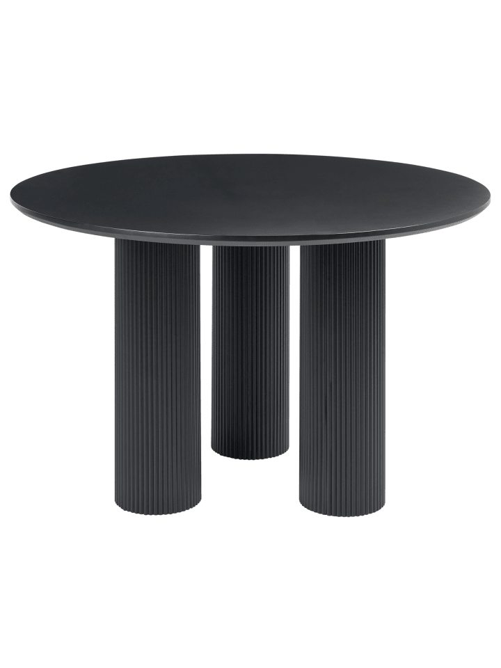 Esszimmertisch TULEMALU in Schwarz - (W) 120 x (H) 75 x (L) 120 cm