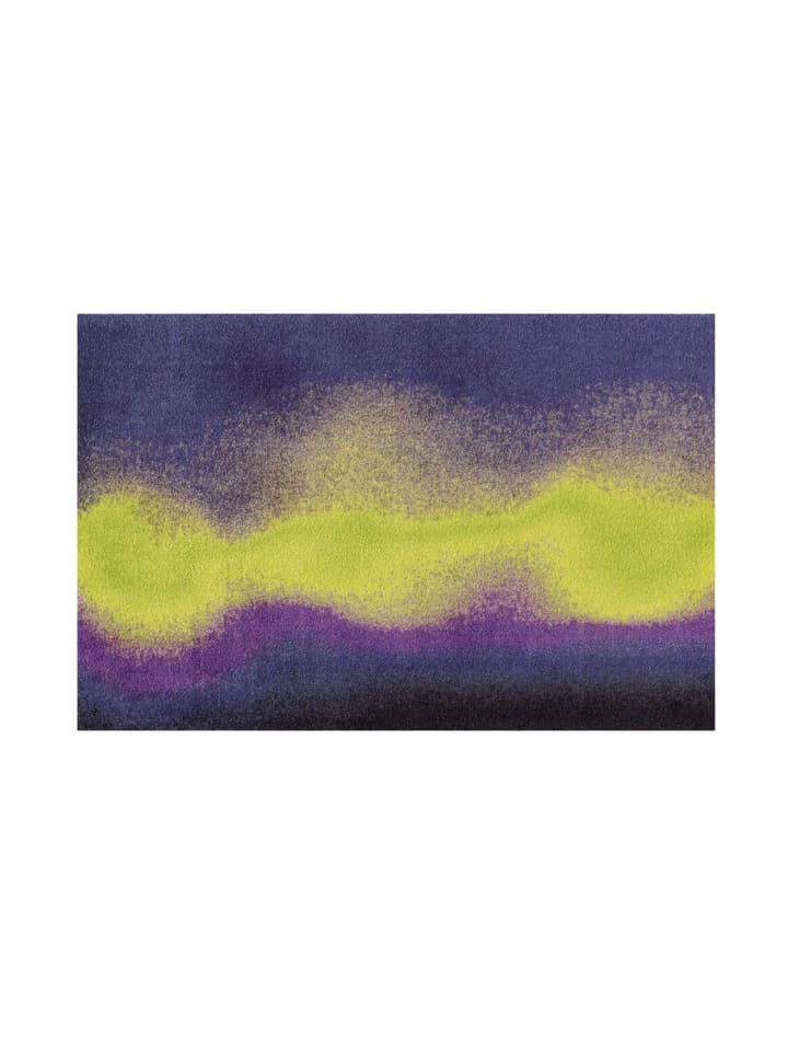 Kurzflor Teppich Lara Mat 28 in Violett Gelb