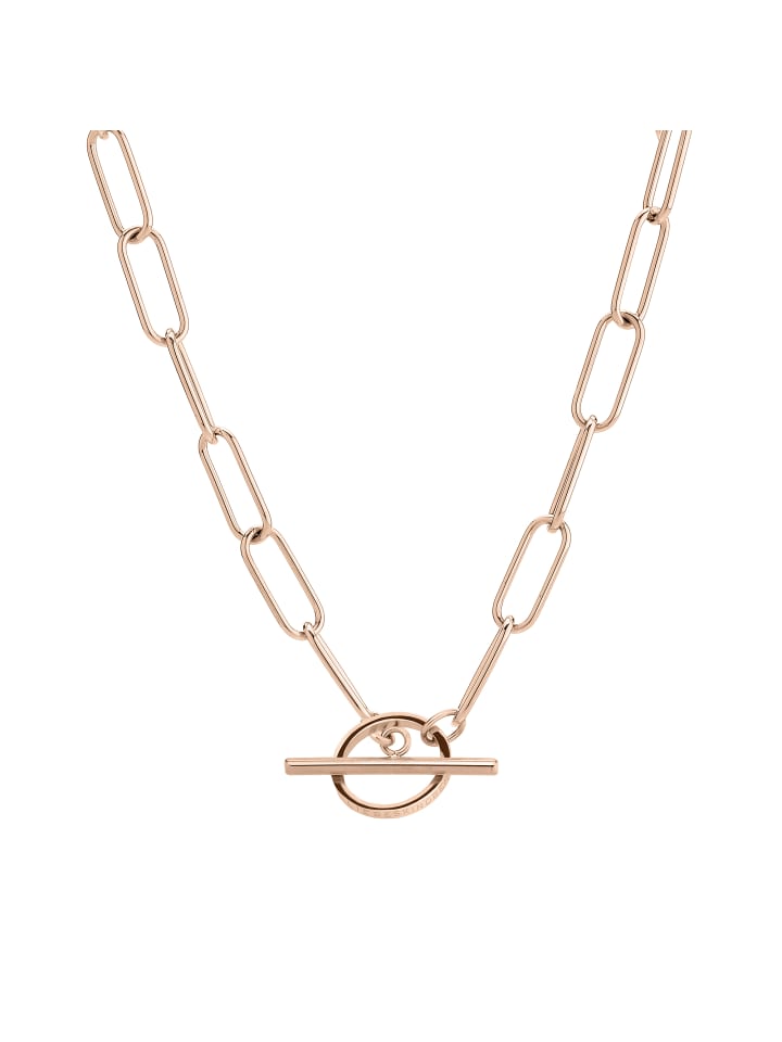 Halskette The Short T-bar in Rosegold