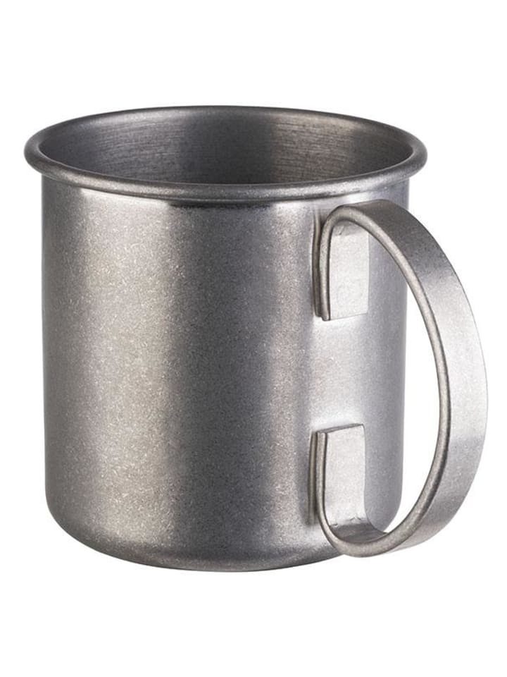 Cocktailbecher "MOSCOW MULE" in Silberoptik Ø 9 cm, H: 9 cm 