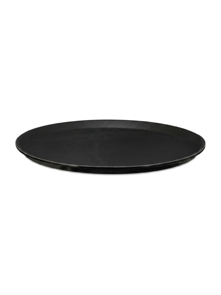 2x Serviertablett in Schwarz - Ø 40 cm