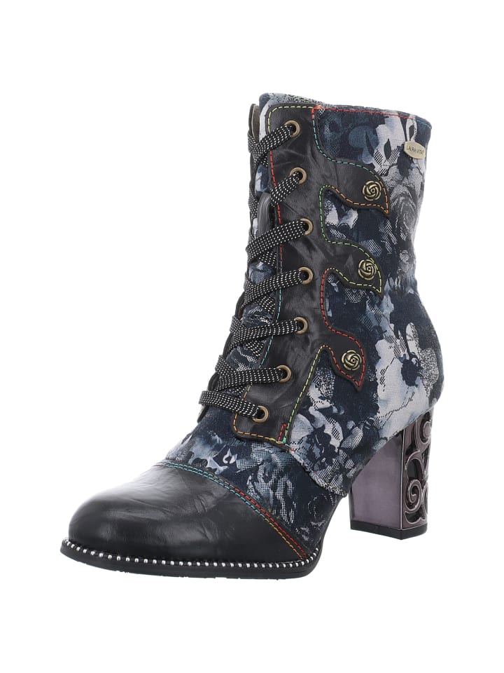 Stiefelette in schwarz