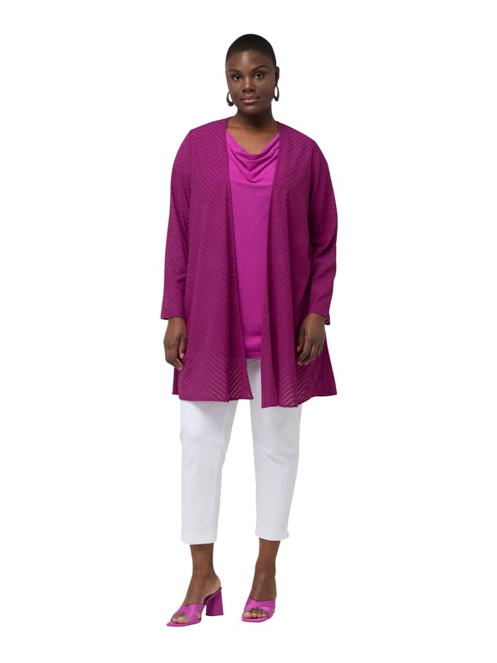 Blusenjacke in magenta
