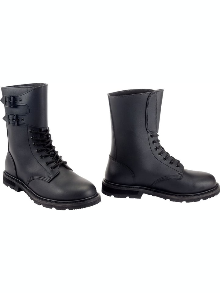 Stiefel "French Combat Boot" in Schwarz