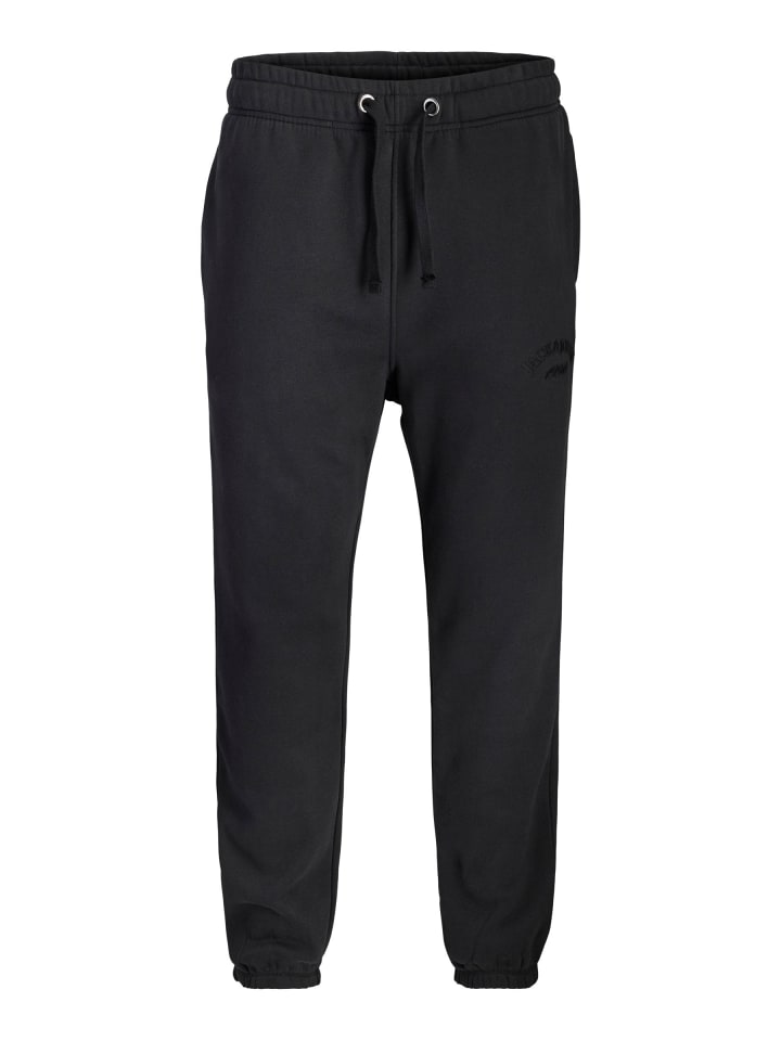Relaxed Fit Hosen in Black
