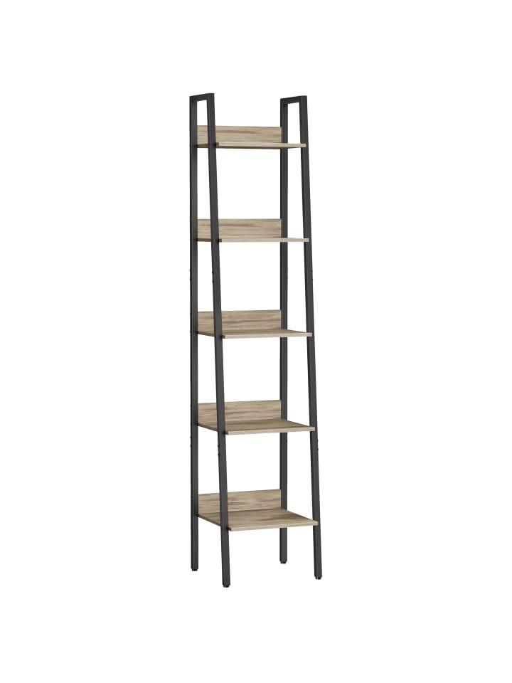 Bücherregal Barnet in Kamelbraun - (B)33.8 x (H)170 x (T)30 cm