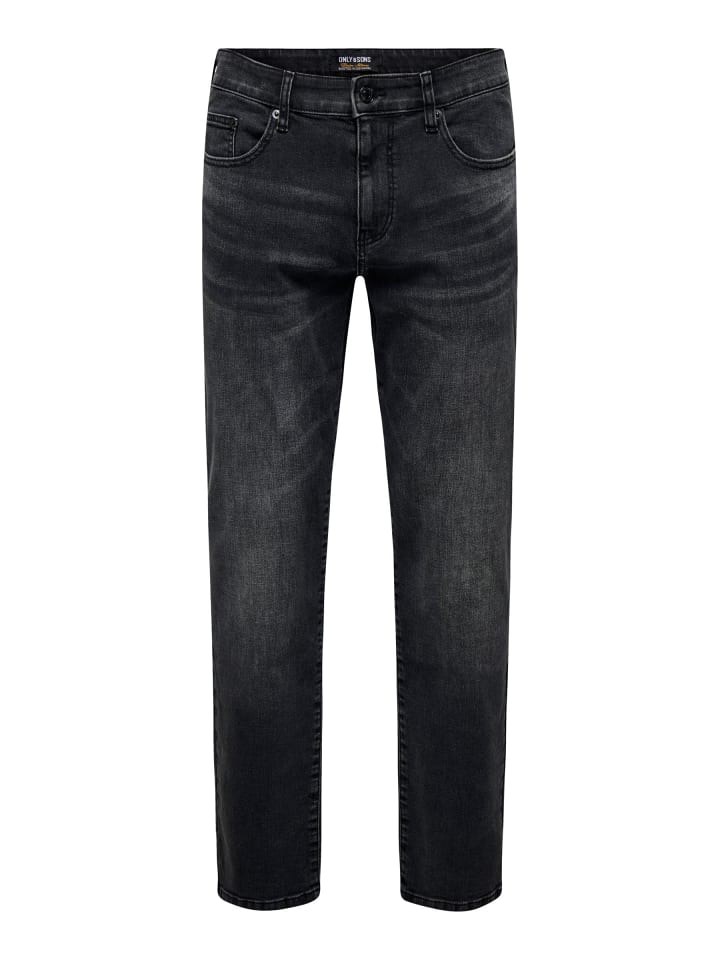 Jeans in Washed Black 1
