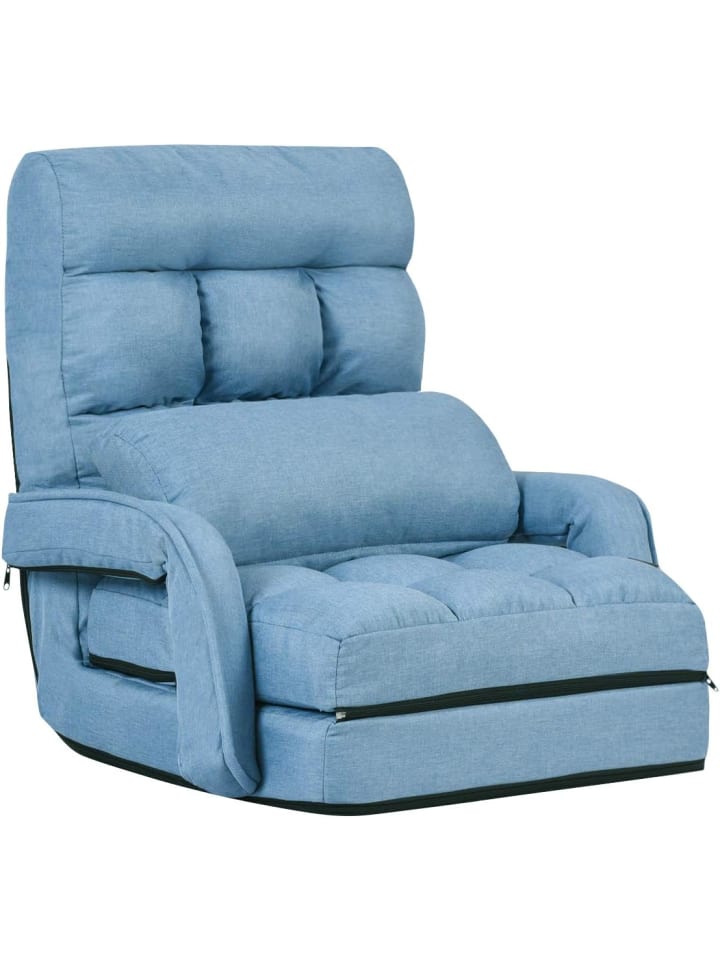 Schlafsessel in Blau