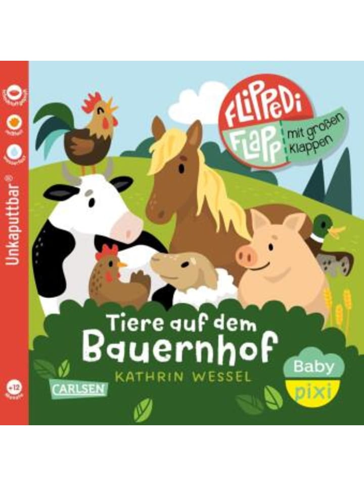 Buch - Baby Pixi (unkaputtbar) 141: Flippediflapp: Tiere auf dem Bauernhof