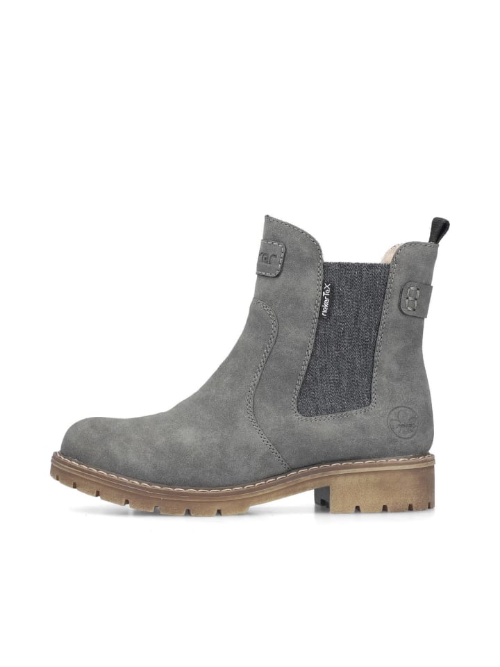 Stiefelette in grau