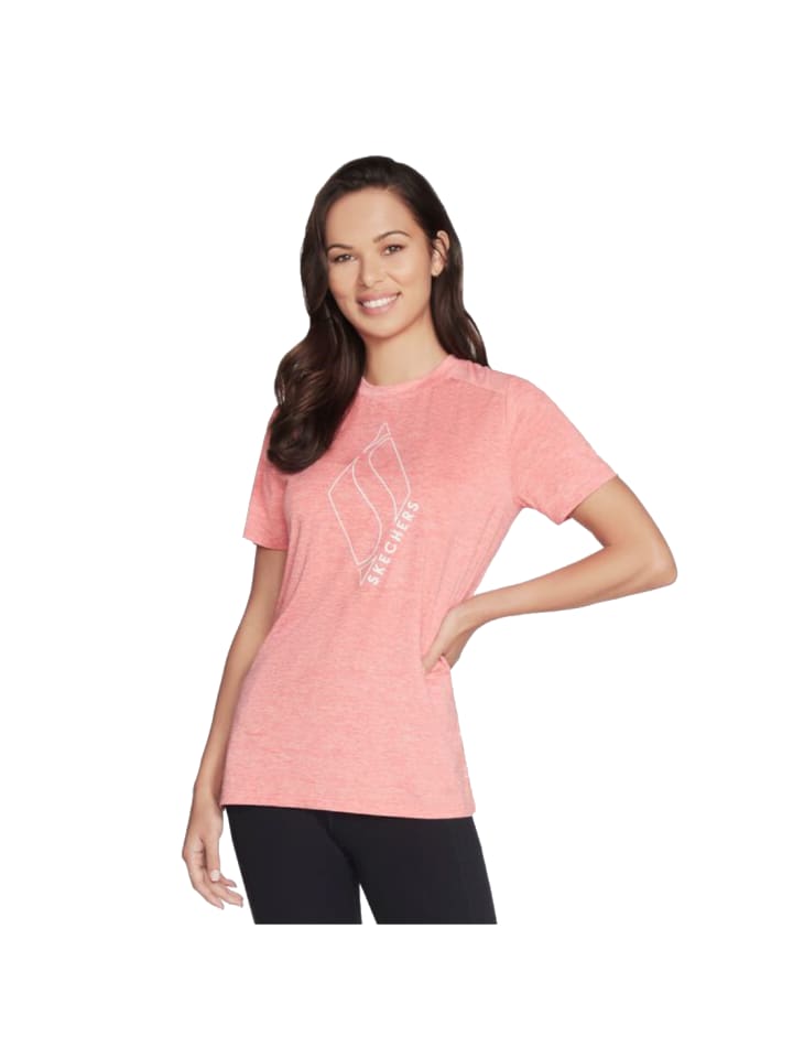 Skechers Diamond Blissful Tee in Rosa