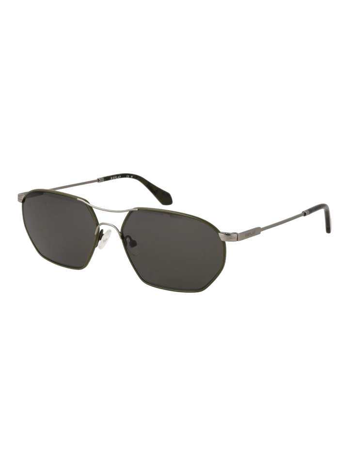 Männer Sonnenbrille Flieger Grün