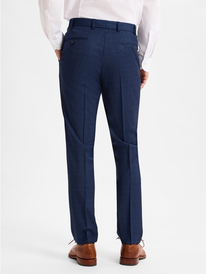 Anzugshose Per in marine blau - 0001