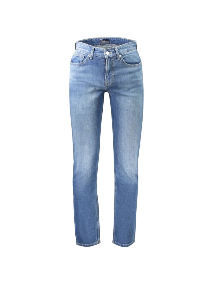 Blau Baumwolle Herren Jeans