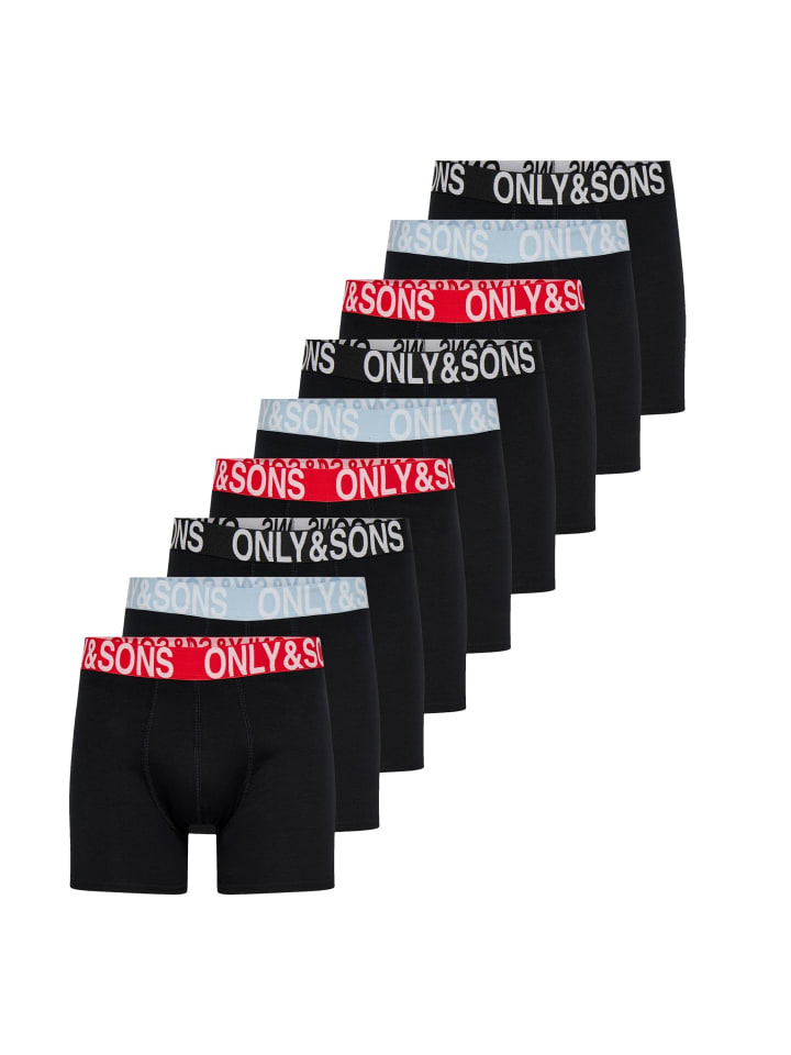 Long Short / Pant ONSFITZ SOLID BOXER in Schwarz